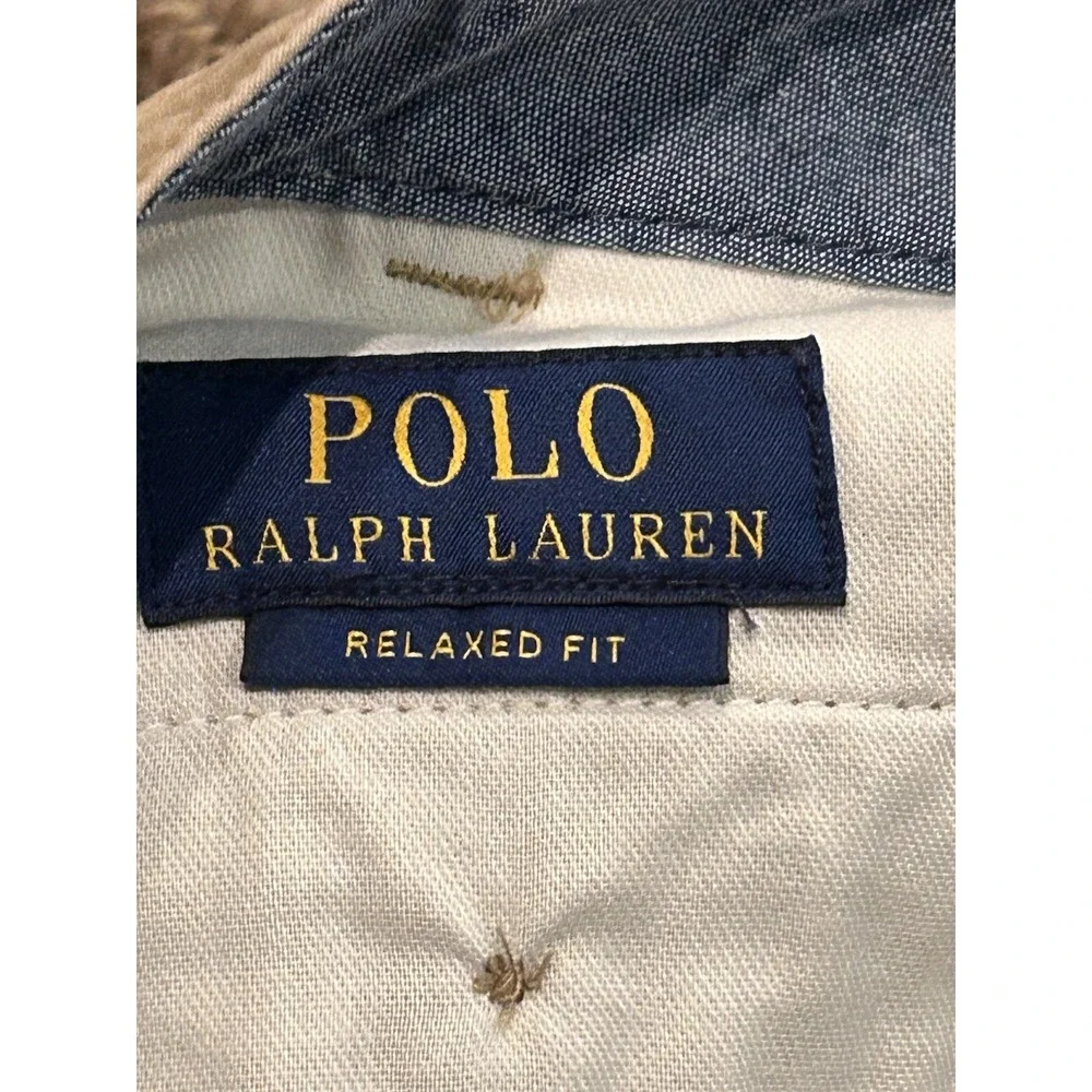 Polo Ralph‎ Lauren Shorts Chino Stretch Relaxed Fit Shorts Men's 31 Beige